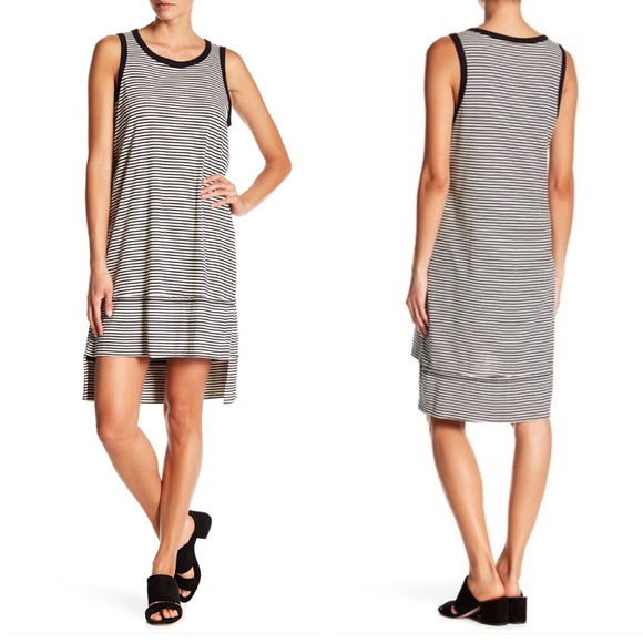 Anthropologie Dresses & Skirts - ANTHRO ‘Everleigh’ Striped Hi-Lo Dress Size XS